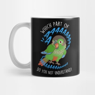 Green-cheeked Conure Parrot Aaaa Mug